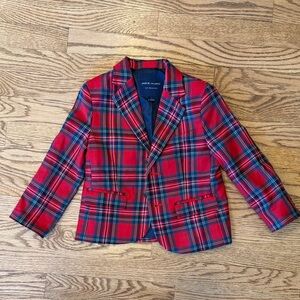 Janie and Jack Plaid Blazer